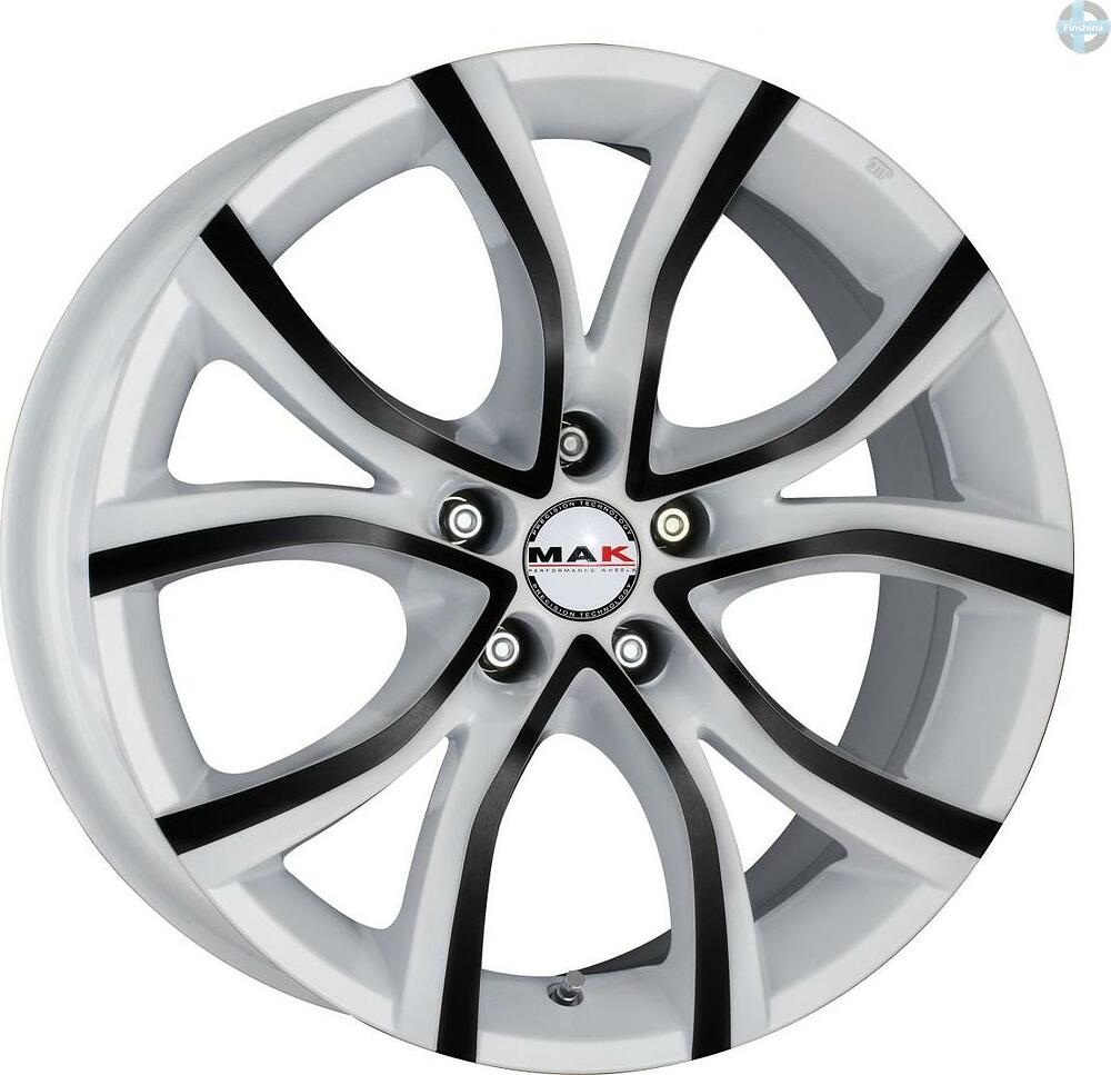 Mak Nitro 5 8x18 5x112 ET 30 Dia 76 White