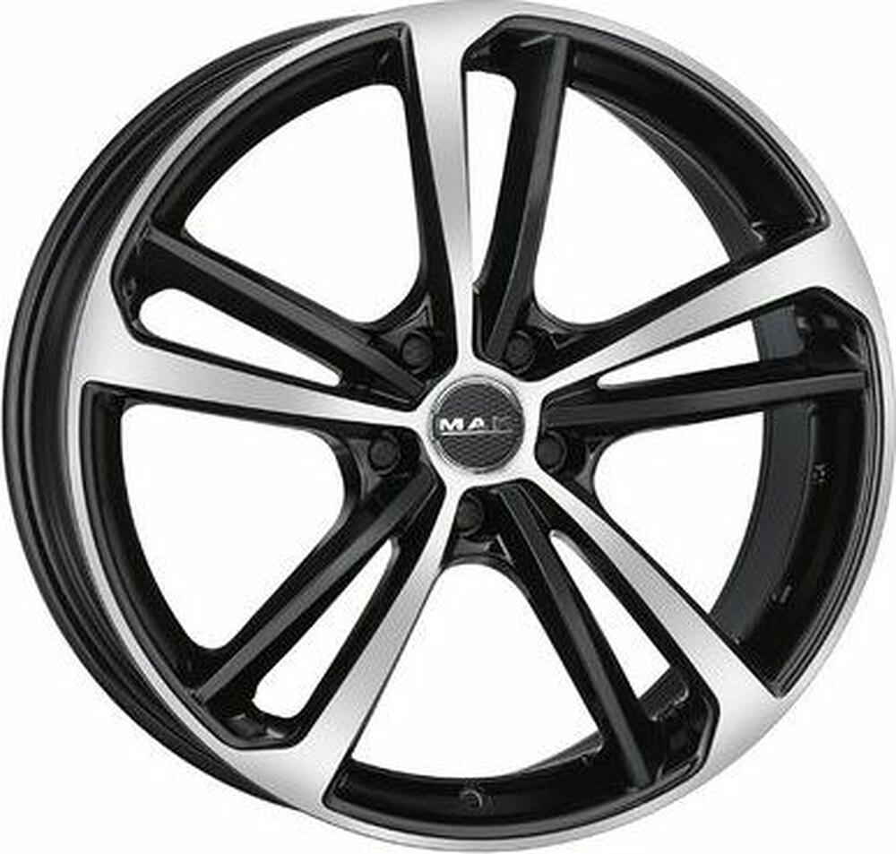 Mak Nurburg 8x19 5x112 ET 42 Dia 66 Black mirror