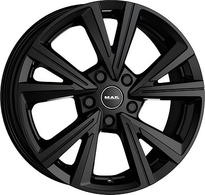 Mak Qvarz 7.5x17 5x112 ET 46 Dia 76 Gloss Black