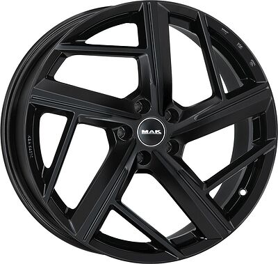 Mak Qvattro 9.5x21 5x112 ET 42 Dia 66.45 Gloss Black