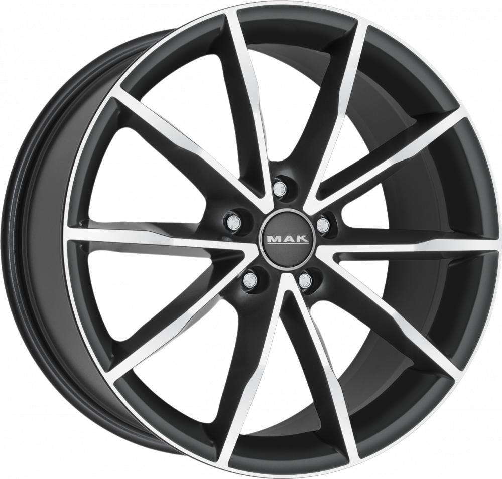 Mak Ringe 8x19 5x112 ET 30 Dia 66.45 Gun Metal