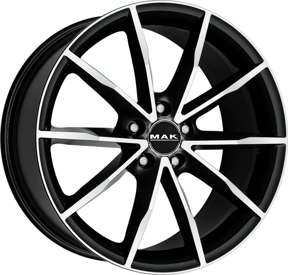 Mak Ringe 8x19 5x112 ET 42 Dia 76 Ice Black