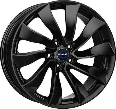 Mak Solar 9.5x19 5x114.3 ET 45 Dia 64.1 Gloss Black