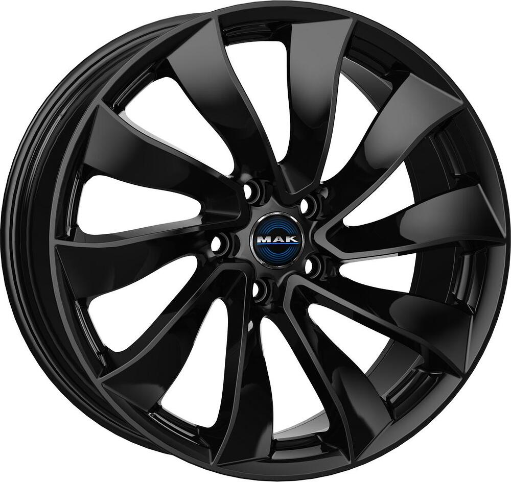 Mak Solar 9.5x20 5x114.3 ET 45 Dia 64.1 Gloss Black