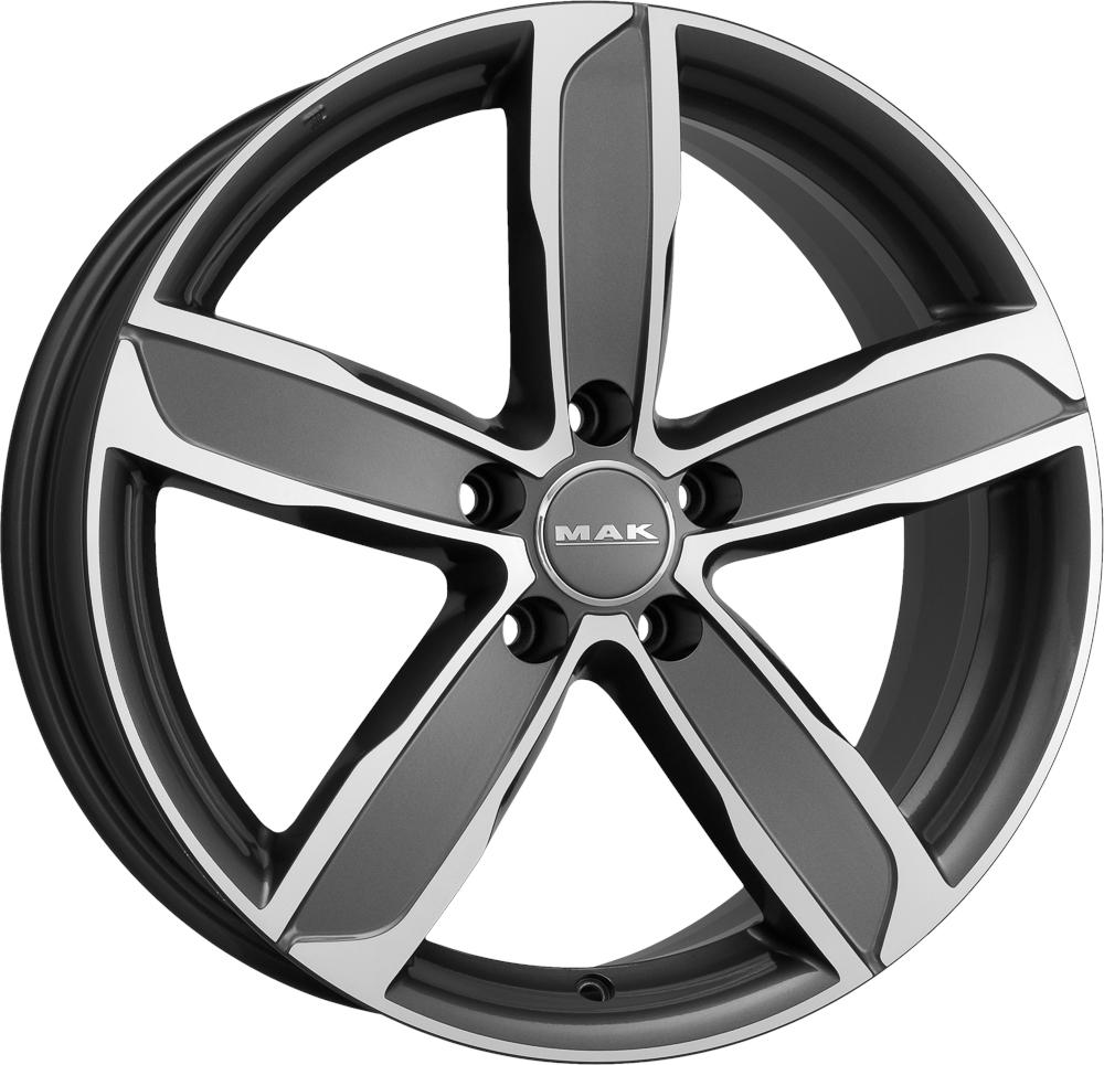 Mak Stadt 7.5x16 5x112 ET 28 Dia 66.45 Gunmetal