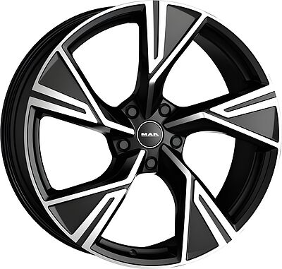 Mak Stark-D 11.5x23 5x112 ET 46 Dia 66.6 Black Mirror
