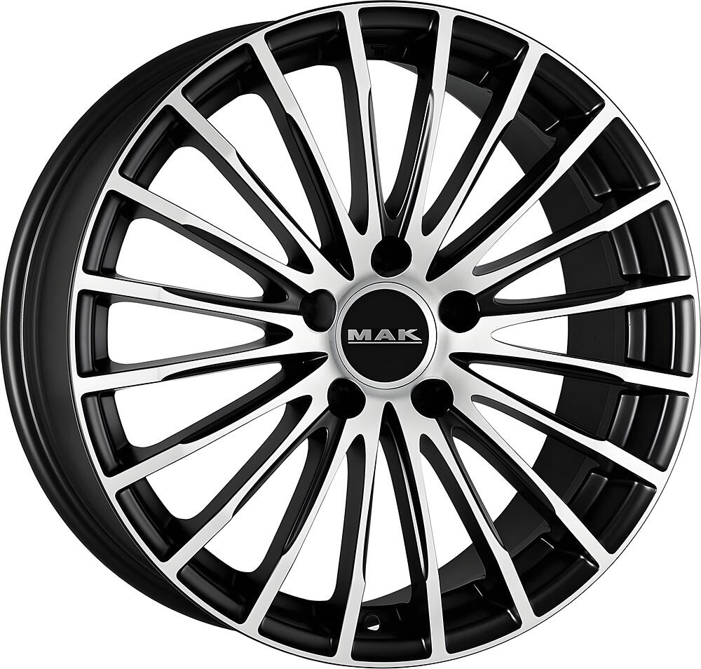Mak Starlight 7.5x18 5x112 ET 52 Dia 66.6 Ice Black