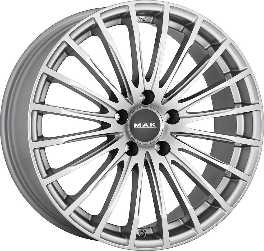 Mak Starlight 7.5x17 5x112 ET 45 Dia 66.6 silver