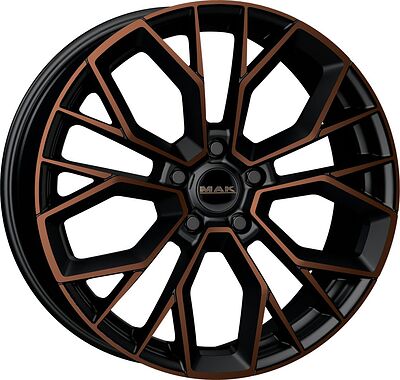 Mak Stilo 8.5x20 5x112 ET 35 Dia 76 Black and Bronze