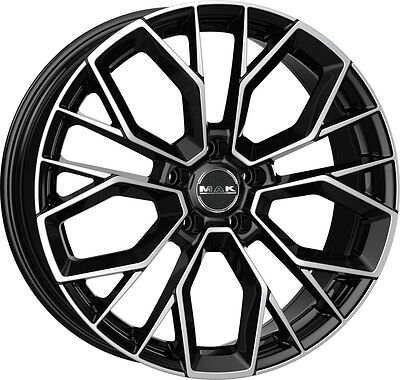 Mak Stilo-D 9.5x20 5x112 ET 41 Dia 76 Black Mirror