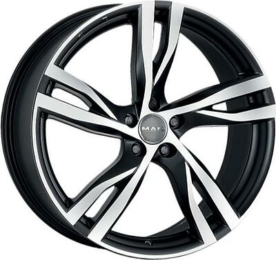 Mak Stockholm W 7.5x17 5x108 ET 55 Dia 63.4 Ice Black