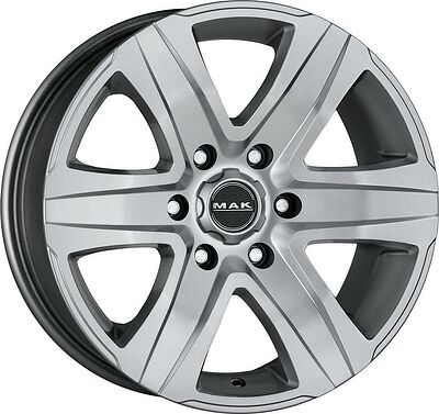Mak Stone 4x4 T 8x17 6x114.3 ET 30 Dia 66.1 silver