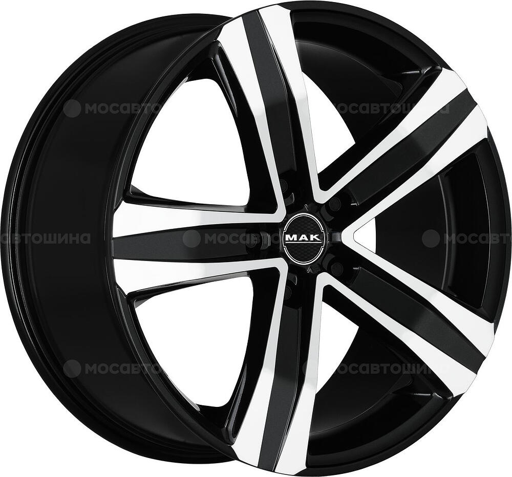 Mak Stone 5 7x18 5x108 ET 45 Dia 63 Black mirror