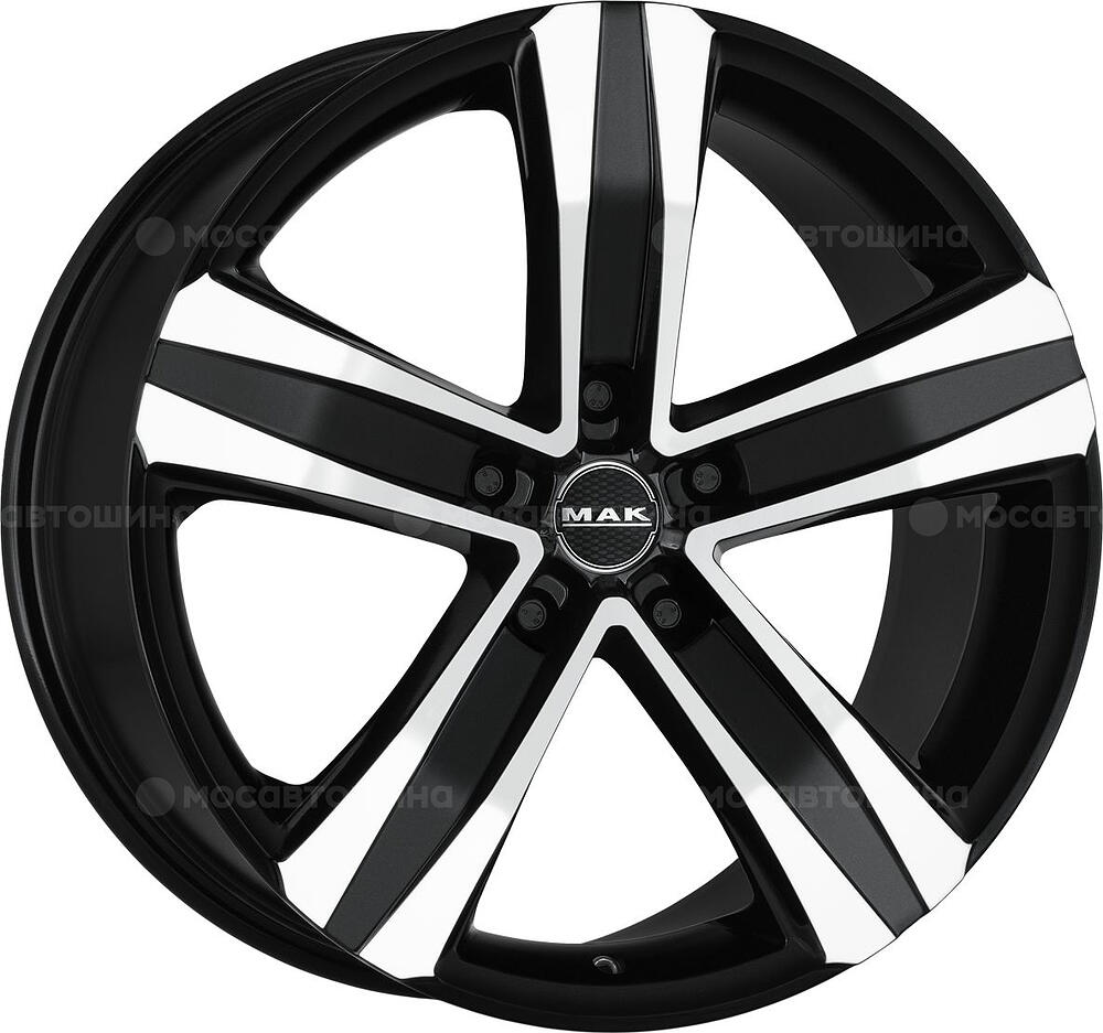 Mak Stone 5 7x18 5x108 ET 45 Dia 63 Black mirror