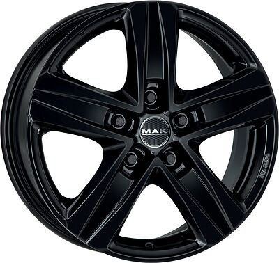 Mak Stone 5 6.5x16 5x112 ET 50 Dia 76 Gloss Black