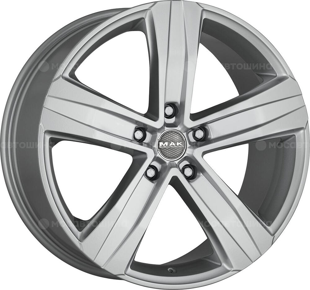 Mak Stone 5 7x17 5x112 ET 55 Dia 66 Silver