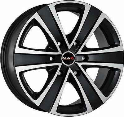 Mak Stone 6 8x16 5x120 ET 40 Dia 65.1 Black mirror
