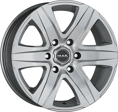 Mak Stone 6 8x17 5x127 ET 35 Dia 71.6 silver