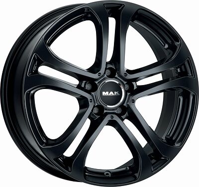 Mak Stuttgart 8x18 5x112 ET 48 Dia 66.6 Gloss Black