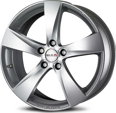 Mak Tornado 7x16 5x112 ET 45 Dia 76 HYPER SILVER