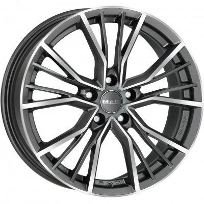 Mak Union 9.5x21 5x112 ET 25 Dia 66.45 Gunmetal Mirror Face