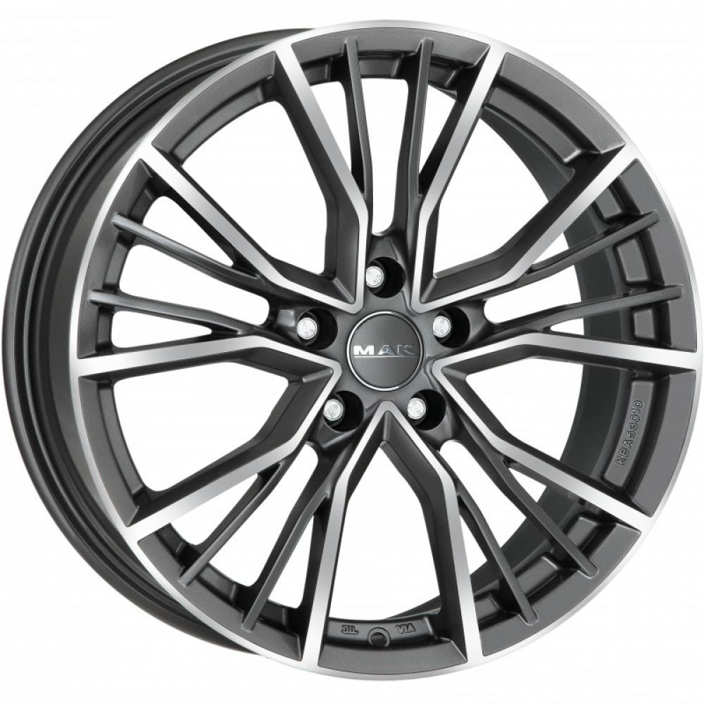 Mak Union 9.5x21 5x112 ET 36 Dia 66.45 Gunmetal Mirror Face