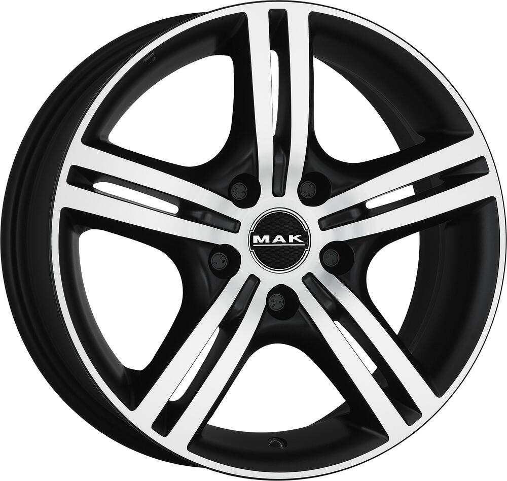Mak Velocity 7.5x17 5x112 ET 42 Dia 76 Ice Black
