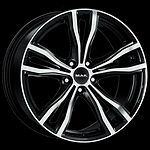 Mak X-Mode 9x19 5x120 ET 18 Dia 74.1 Black Mirror Mak X-Mode 9x19 5x120 ET 18 Dia 74.1 Black Mirror