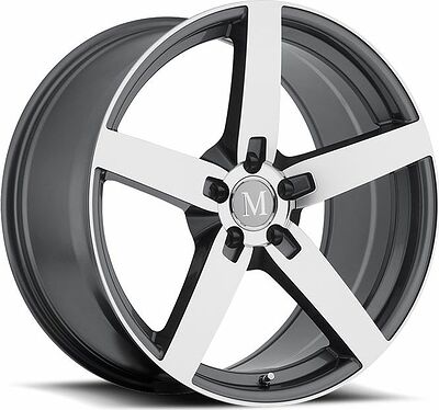 Mandrus Arrow 8x17 5x112 ET 42 Dia 66.6 Gunmetal Mirror Cut Face