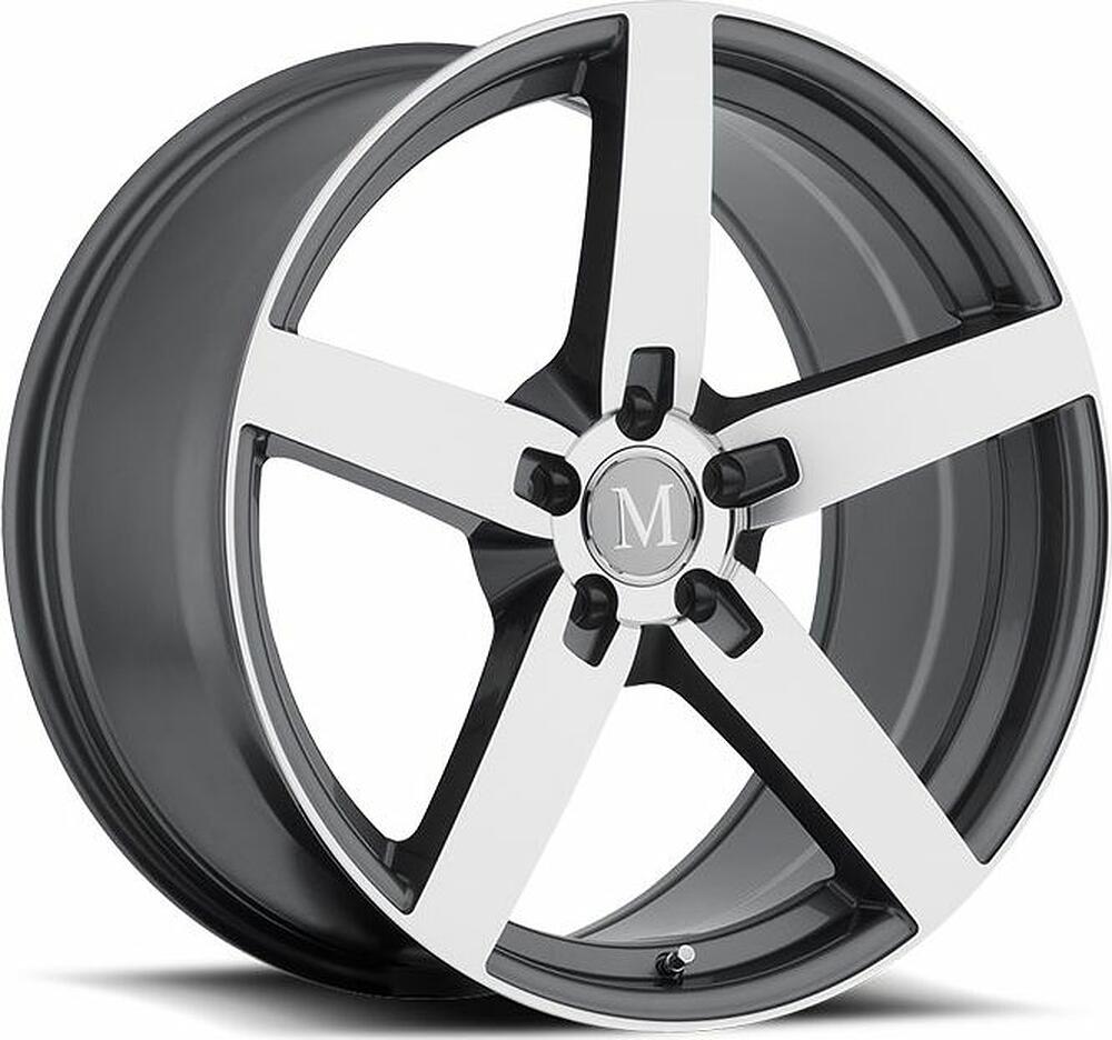 Mandrus Arrow 8x17 5x112 ET 32 Dia 66.6 Gunmetal Mirror Cut Face