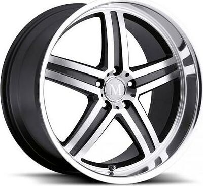 Mandrus Mannheim 8x17 5x112 ET 32 Dia 66.6 Gunmetal Mirror Cut Face_Lipe