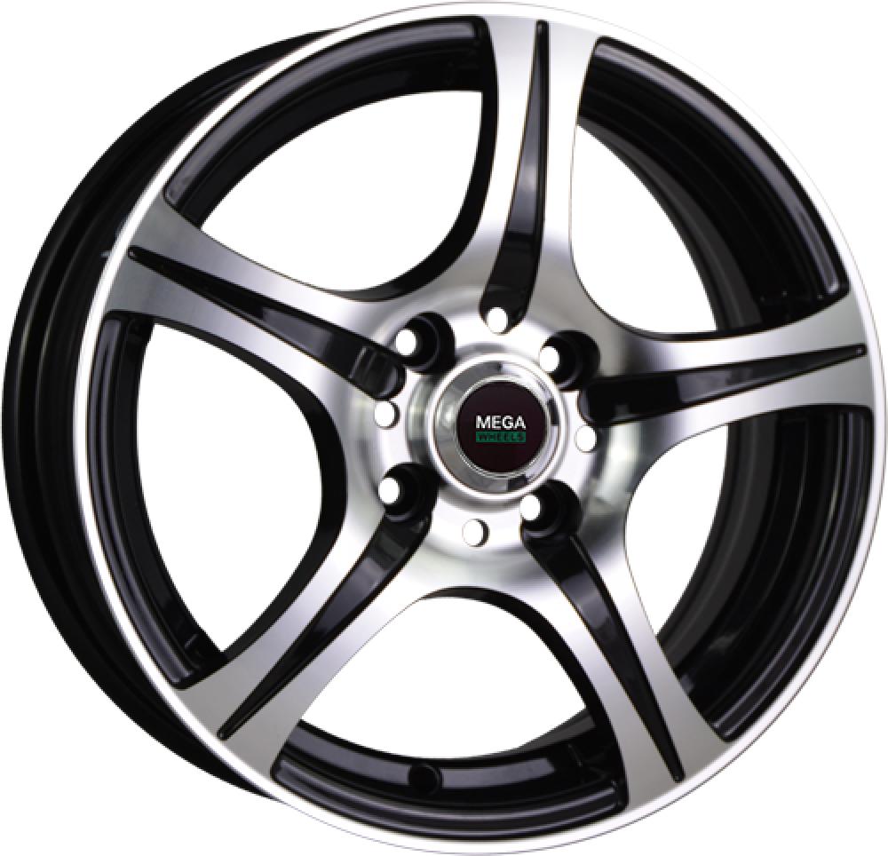 Mega Wheels Y3159 6.5x16 5x112 ET 33 Dia 57.1 BKF
