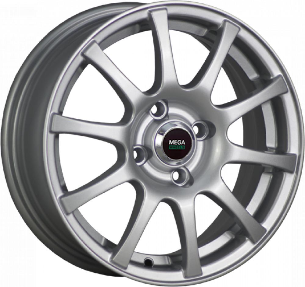 Mega Wheels Y3176 6x15 5x114.3 ET 43 Dia 66.1 silver