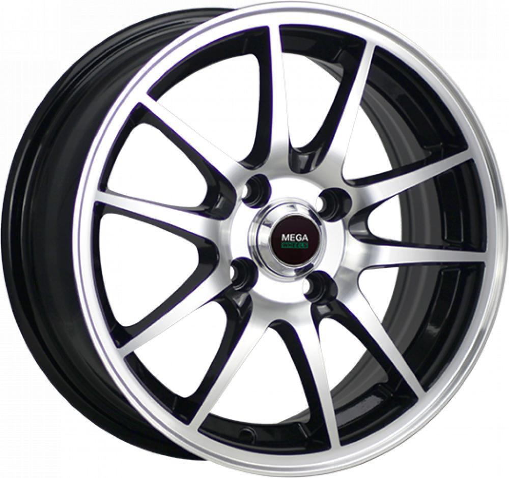 Mega Wheels Y969 6x14 4x98 ET 35 Dia 58.6 BKF