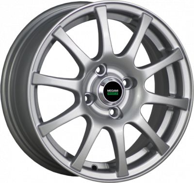 Megami MGM-2 6x15 4x114.3 ET 44 Dia 56.6 silver