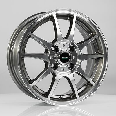 Megami MGM-5 6x15 4x100 ET 50 Dia 60.1 silver