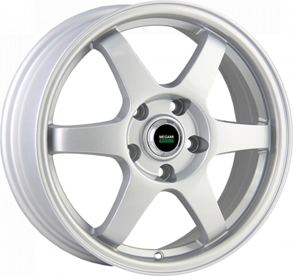Megami MGM-6 6x14 4x100 ET 49 Dia 56.6 silver