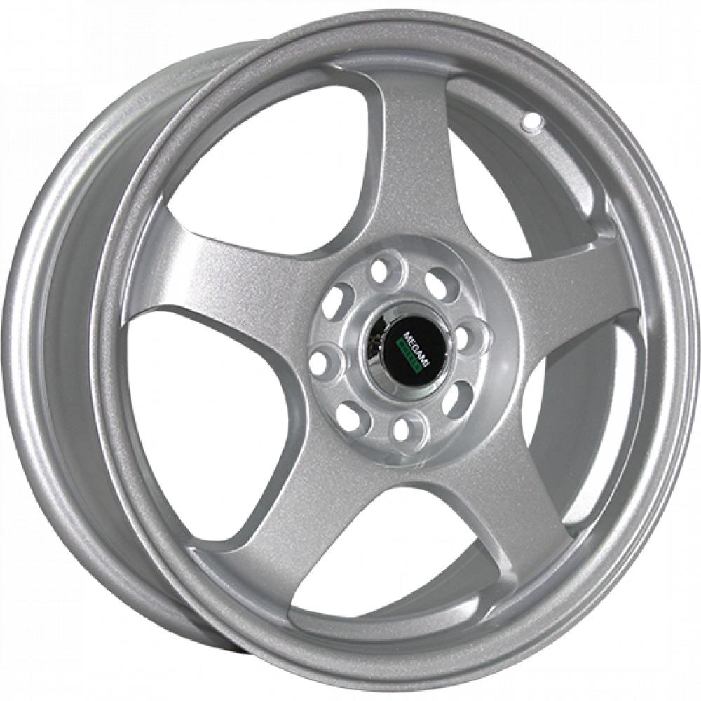 Megami MGM-7 6x15 4x100 ET 48 Dia 54.1 silver
