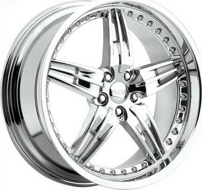 MHT DF-5 8.5x18 5x108 ET 45 Dia 72.69 Chrome/Chrome insert