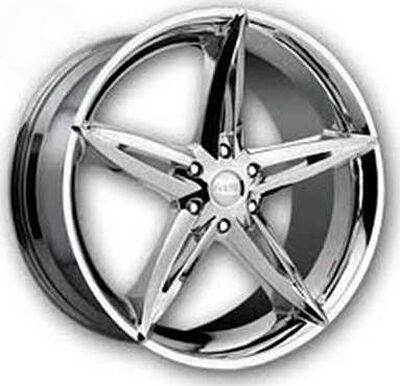 MHT Lusso 10.5x20 5x112 ET 30 Dia 66.6 Chrome