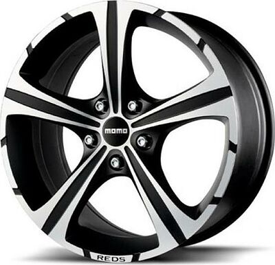 Momo Black Knight 7x16 5x100 ET 35 Dia 72.3 Silver