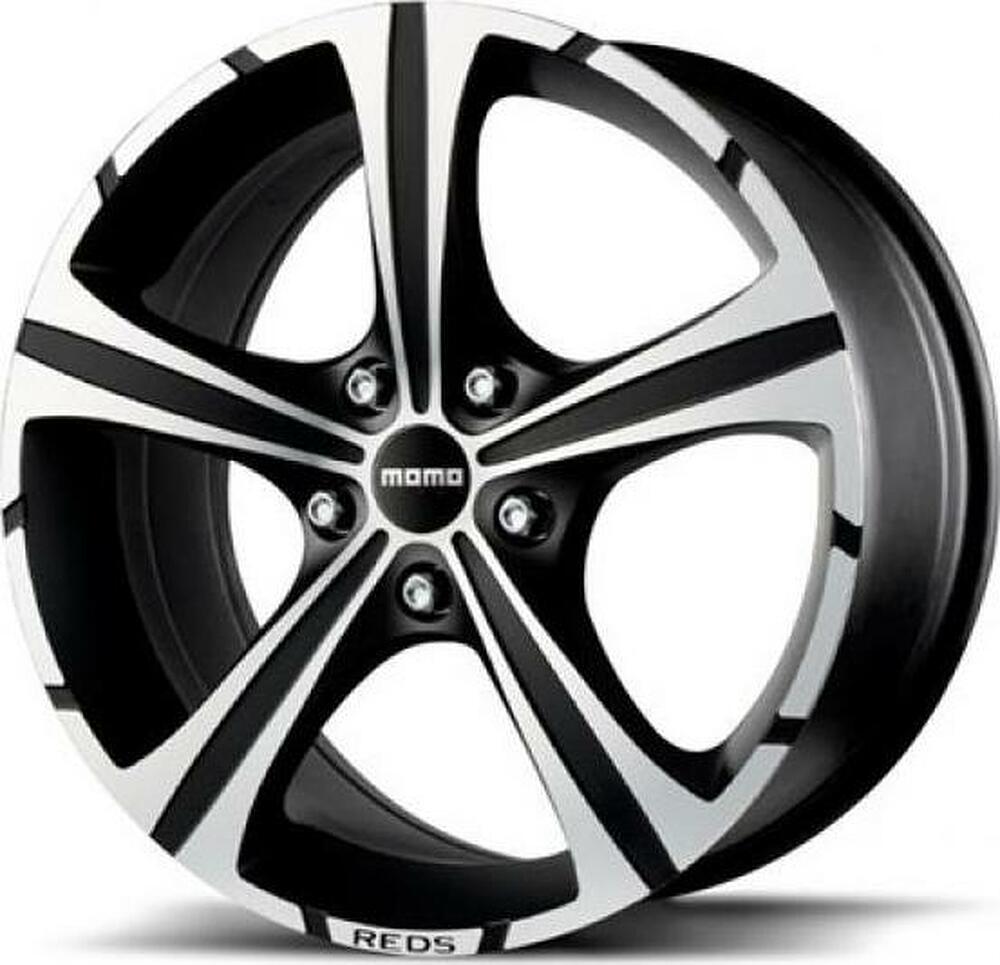 Momo Black Knight 6x14 4x100 ET 35 Dia 72.3 Silver