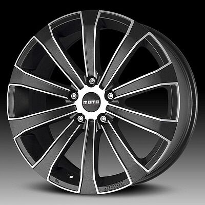 Momo Europe 7x16 5x112 ET 40 Dia 79.6 Matt Carbon Polished