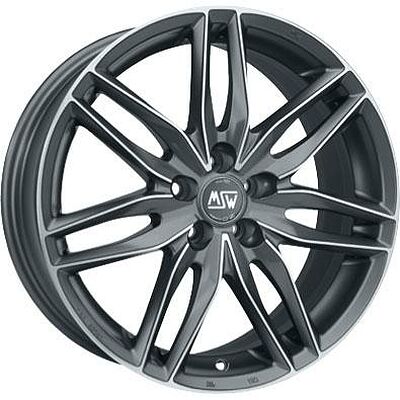MSW 24 7x16 4x100 ET 42 Dia 63.1 Mat Black