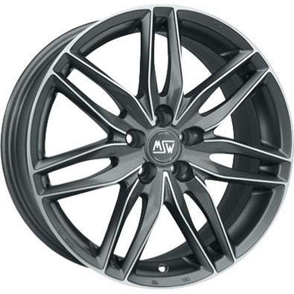 MSW 24 8x18 5x112 ET 35 Dia 73.1 Matt Gun Met Fullpol