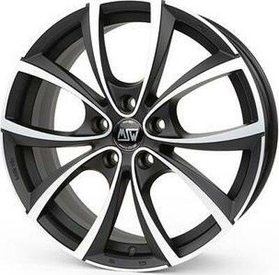 MSW 27 7.5x17 5x114.3 ET 45 Dia 73.1 MATT DARK TITANIUM FULL POLISHED
