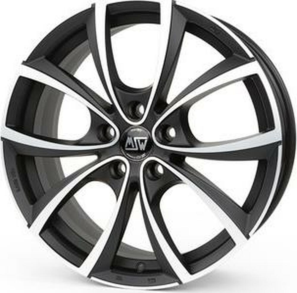 MSW 27 7.5x18 5x114.3 ET 40 Dia 73.1 MATT DARK TITANIUM FULL POLISHED