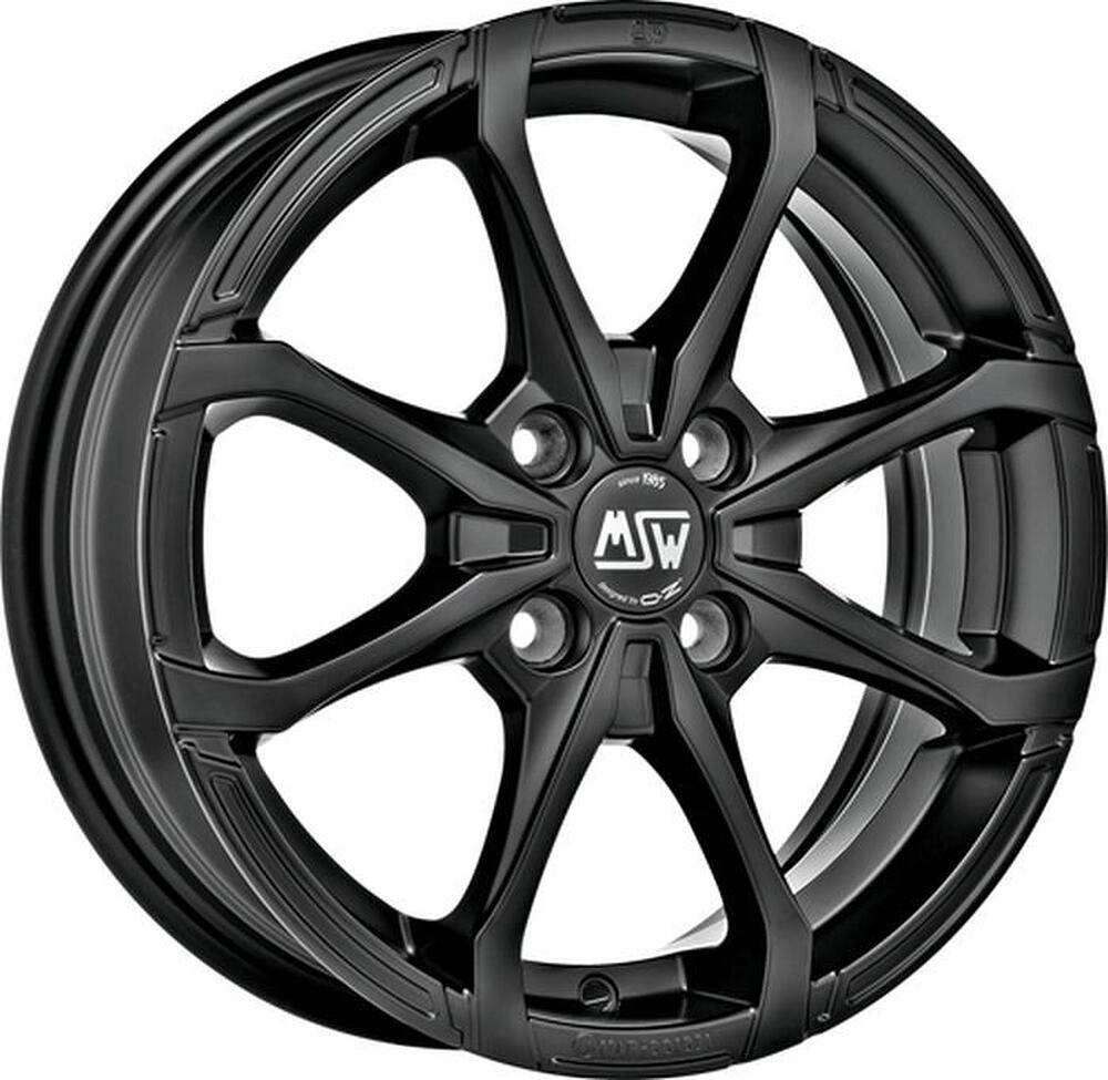 MSW X4 5.5x15 4x100 ET 42 Dia 60.06 black