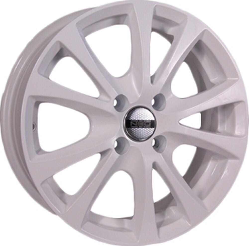 Neo 509 6x15 4x100 ET 45 Dia 54.1 White