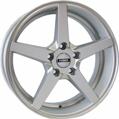 Neo V02 7x17 5x112 ET 45 Dia 66.6 Silver